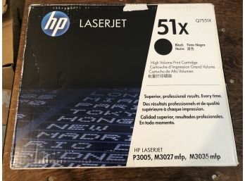 HP Laserjet 51X Black Ink Cartridge - New/ Opened Box