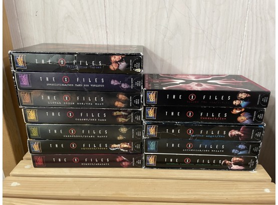The X Files VHS Tapes