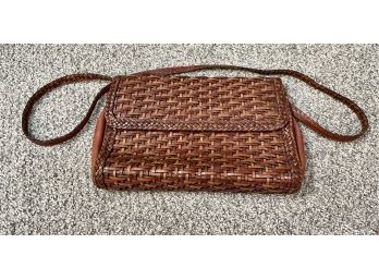 LJS Woven Leather Bag - Pre-Owned - 12'