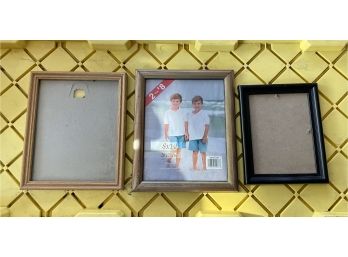 Misc Photo Frames - 2x 8 X 10 And 1x 6 X 8