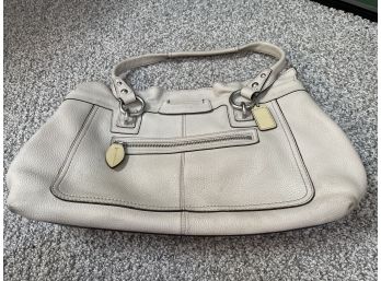 Coach Leather Beige Purse - Pre-Owned - 16'