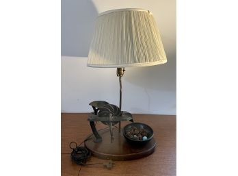 Antique Farm House Cast Iron Lamp