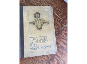 Antique 1920s Art Book - Over A 100 Images - Large Size Hard Cover Book - 16 By 12