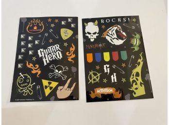 Guitar Hero Stickers