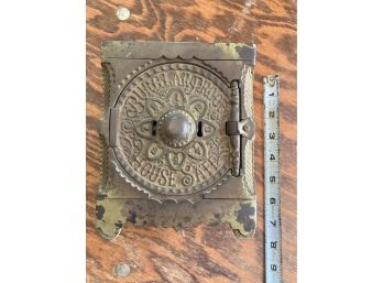 1897 Burglar Proof Cast Iron Back Key Combination Safe No. 40 By J & E Stevens Company