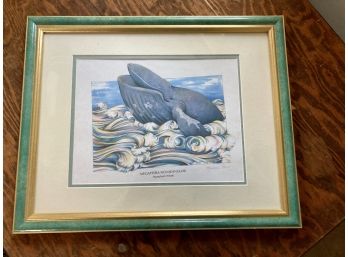 Marilyn Barr Signed Open Edition Whale Print