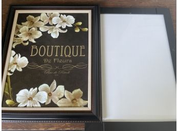White Board & Flower Boutique Art