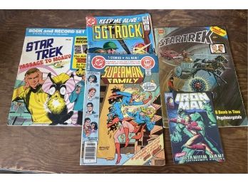 Vintage Marvel DC Comics Star Trek Comic Books