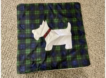 Square Scottish Terrier Pillow Covering