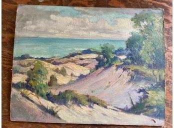 Long Island North Shore Pastel Oil Painting