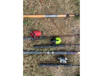 Large Lot - 10 Different Fishing Rods