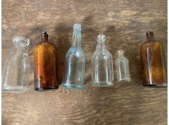 Bottle Collection Of 6 Collectible And Vintage
