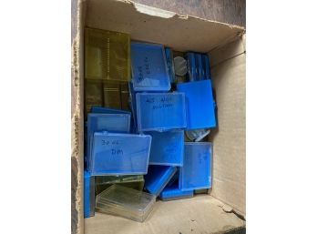 Box Of Plastic Boxes For Sorting And Housing Your Collectibles! Over 40 Cases In The Box