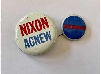 Nixon Political Campaign Pins