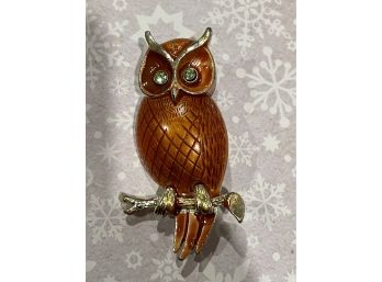 Vintage Owl Pin