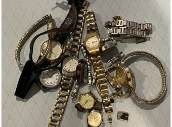 Lots Of Watches/ Watch Pieces Anne Klein Timex