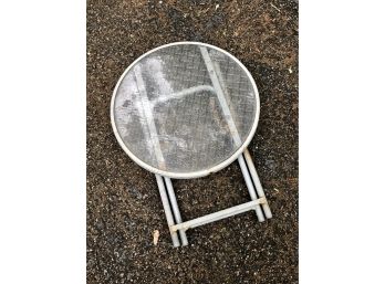 Folding Round Outdoor Table