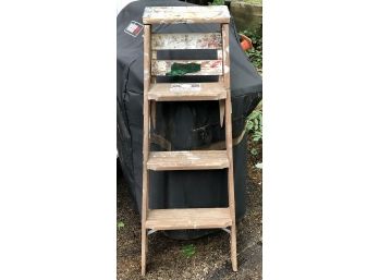 Small Wooden Painters Ladder