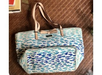 Vintage Kate Spade Fish Hand Bag - Well Loved With Some Marks