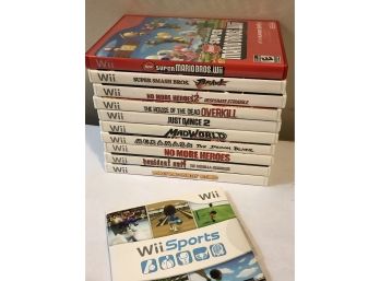 Lot Of Nintendo Wii Video Games Pre-Owned
