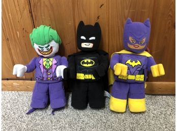 Lego Minifigure Plush - Joker, Batman, Batgirl - Discontinued