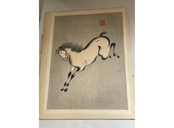 Wakyssai Horse Print Asian Art