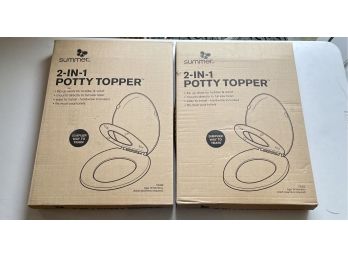 Summer 2-in-1 Potty Toppers For Potty Training - Set Of 2 New