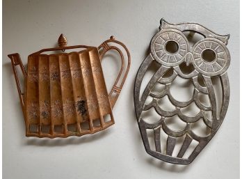 Metal Hot Plates - Owl & Kettle