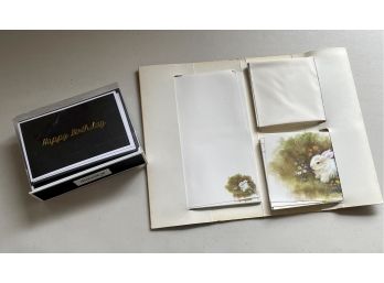Stationary - Vintage Rabbit Kit & Macy's Cards
