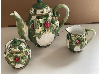 Christmas Ceramic Tea Set