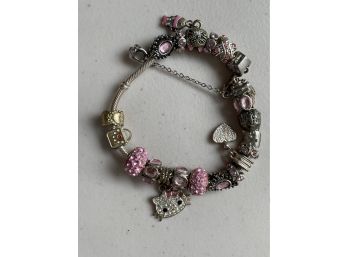 Hello Kitty Pandora Bracelet - Sterling Silver