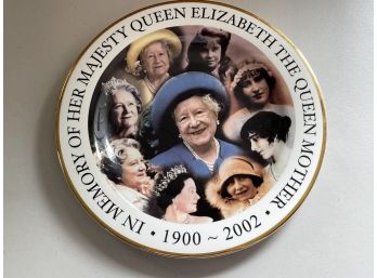 Queen Mother Commemorative Plate