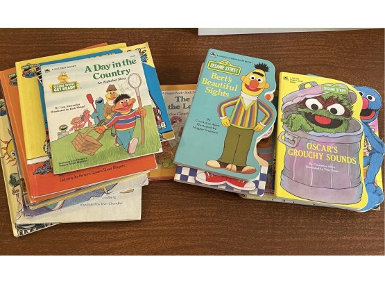 Vintage Sesame Street Childrens Books - Will Ship!