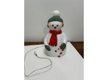 Vintage Light-Up Snowman - Will Ship!