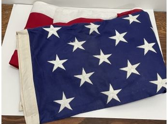 Large Fabric American Flag - Will Ship!