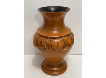 Vintage Haeger Orange Pottery Vase - Will Ship!