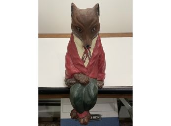 1987 Ackiss Large Sitting Fox - Will Ship!