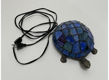 Stained Glass Turtle Lamp - Will Ship!
