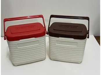 Vintage Small Happy Box Coolers - Will Ship!
