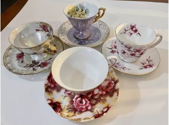 Collection Of Tea Cups & Saucers
