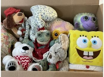 Box Of Stuffed Animals