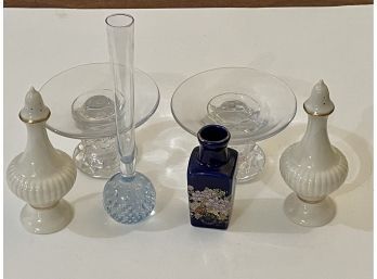 Collection Of Glasswares - Lenox Salt & Pepper Shakers