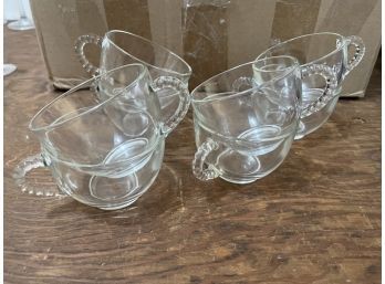 Set Of 8 Glass Teacups