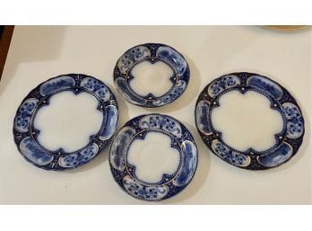 Leicester Opaque English China SH&S England Plates