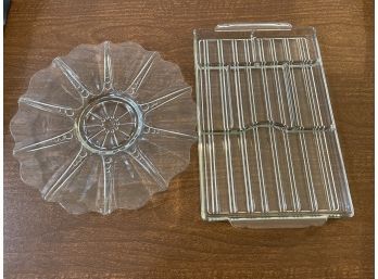 Crystal Serving Platters