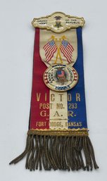 GAR Grand Army Of The Republic Victor Fort Dodge Kansas Post 293