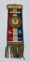 GAR Grand Army Of The Republic Erie Kansas Post 311 Ribbon Badge