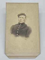 Original CDV Photo Image 5th Kansas Cavalry Soldier Civil War