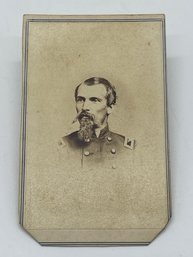 Original CDV Photo Image Colonel Clayton Commander 5th Kansas Cavalry Civil War Soldier
