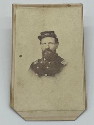Original CDV Photo Image Sam Walker 5th Kansas Cavalry Civil War Soldier
